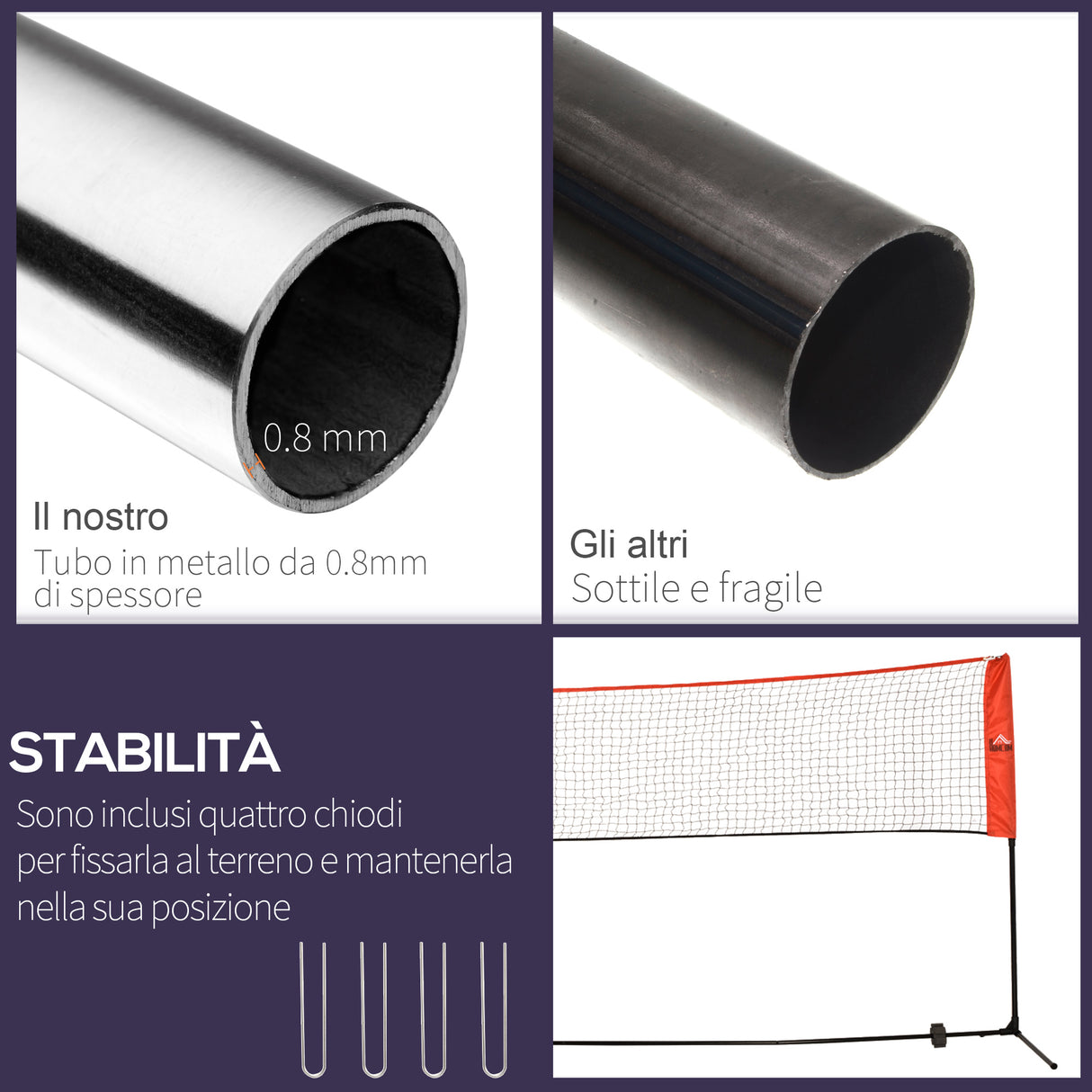 immagine-6-easycomfort-easycomfort-rete-tennis-e-badminton-portatile-ad-altezza-regolabile-rete-da-volley-con-borsa-da-trasporto-510x102x107120155cm-rossa-e-nera