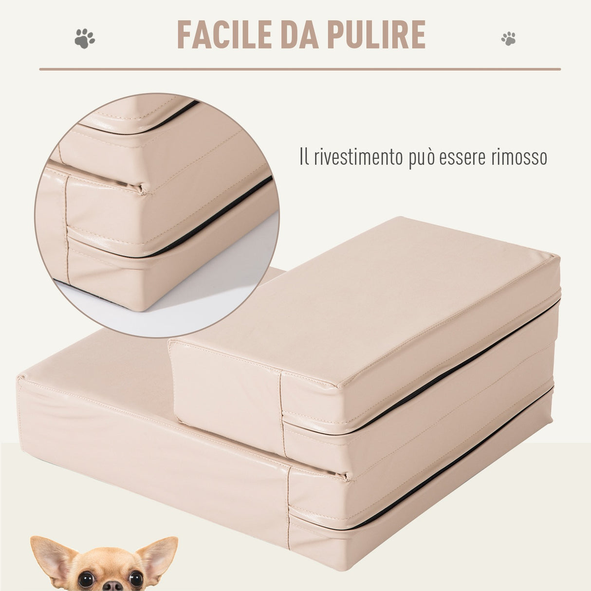 immagine-6-easycomfort-easycomfort-scaletta-per-cani-materassino-2-in-1-in-pu-e-gommapiuma-45x39x20cm-beige-ean-8054111849784