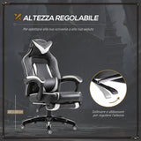 immagine-6-easycomfort-easycomfort-sedia-ufficio-gaming-economica-poltrona-reclinabile-con-poggiapiedi-regolabile-in-altezza-rotelle-tessuto-65-64-114-123-5cm-bianco-ean-8055776916033