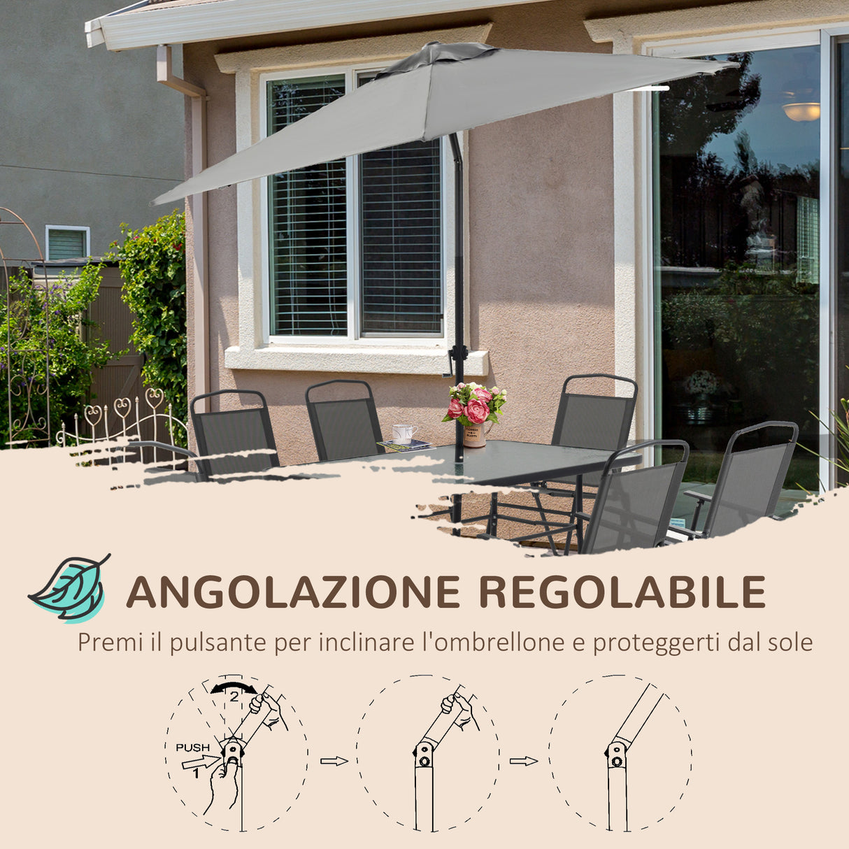 immagine-6-easycomfort-easycomfort-set-tavolo-con-6-sedie-pieghevoli-e-ombrellone-piano-in-vetro-e-sedute-in-tessuto-grigio