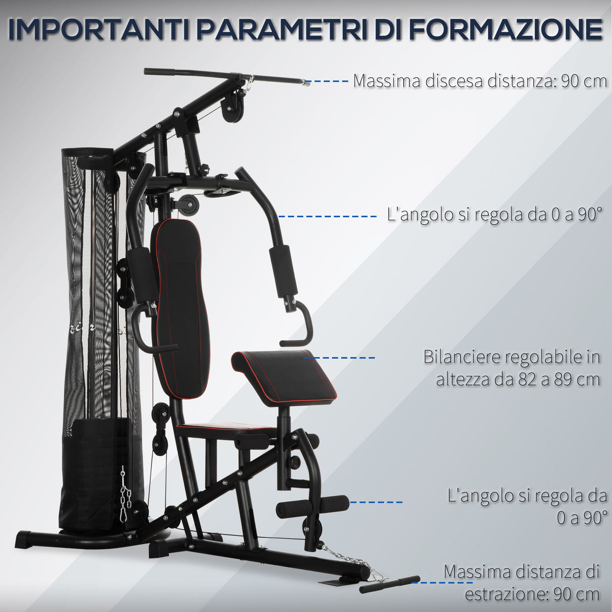 immagine-6-easycomfort-easycomfort-stazione-fitness-con-pesi-da-45kg-in-acciaio-per-allenamento-a-casa-170x104x205cm-nero