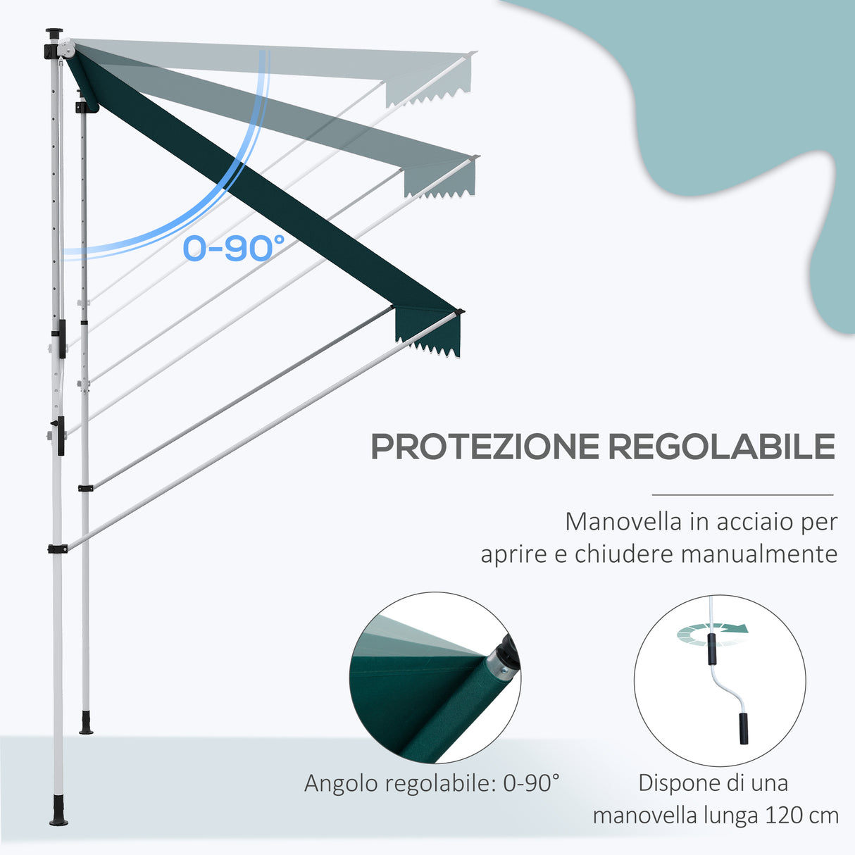 immagine-6-easycomfort-easycomfort-tenda-da-sole-da-esterno-2x1-5m-a-rullo-con-manovella-altezza-e-angolazione-regolabile-verde-ean-8054144132723