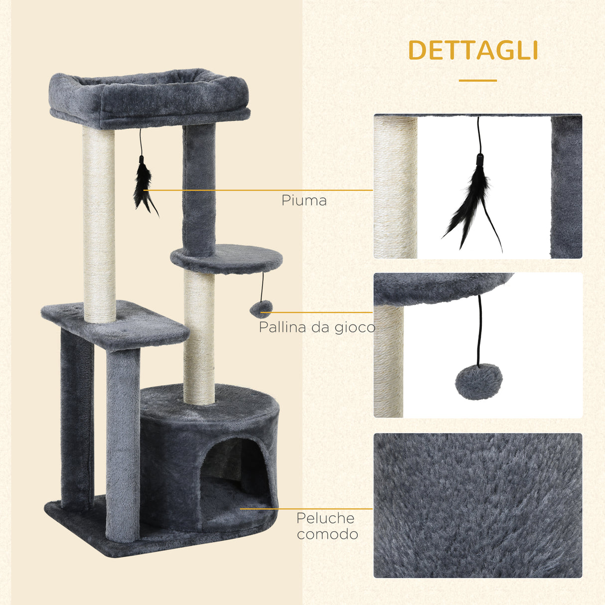 immagine-7-easycomfort-easycomfort-albero-tiragraffi-per-gatti-adulti-su-piu-livelli-castello-per-gatti-con-cuccia-posatoio-e-2-ripiani-bianco-e-grigio-48x35x100cm-ean-8054144131771