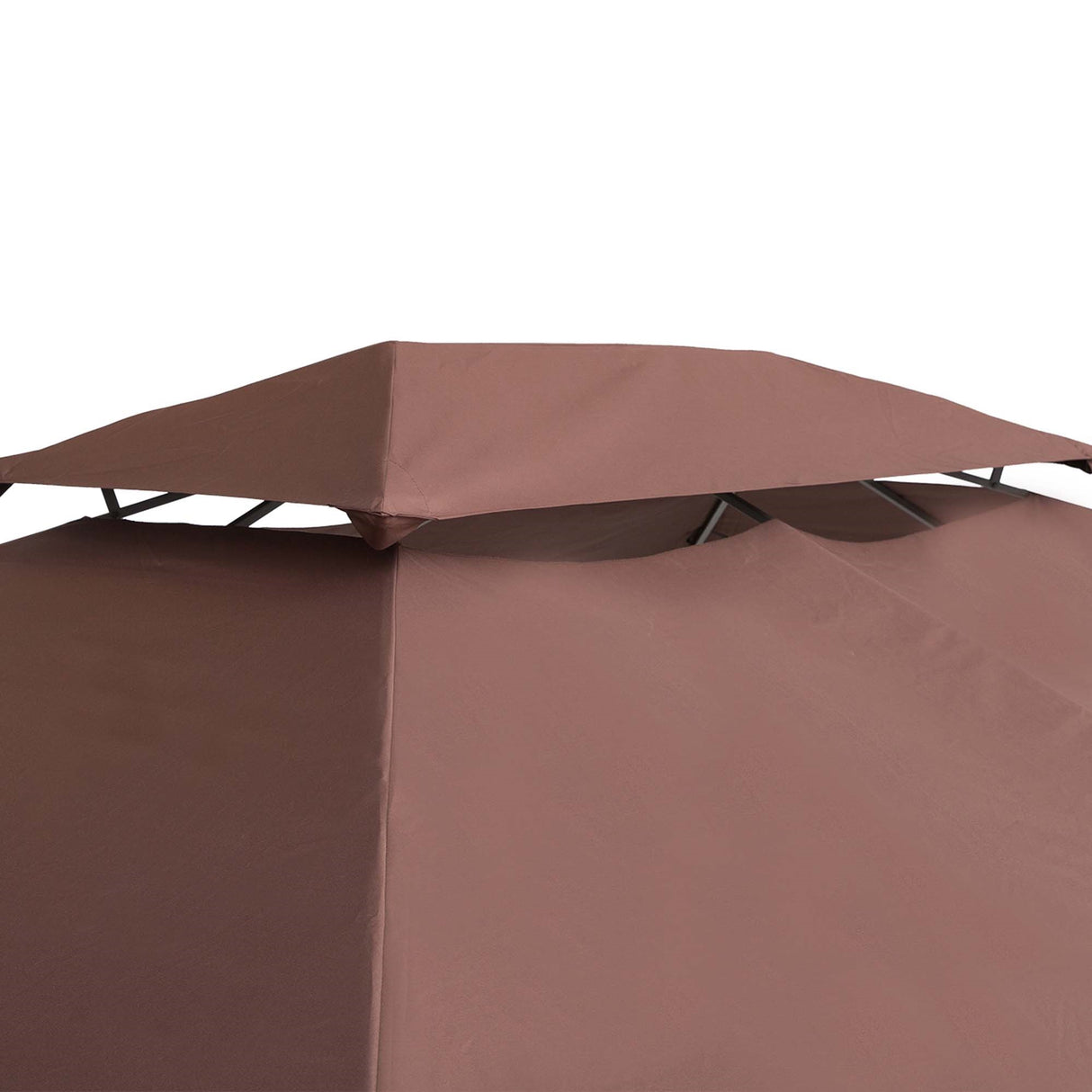 immagine-7-easycomfort-easycomfort-copertura-per-gazebo-da-giardino-tetto-sostitutivo-anti-uv-impermeabile-in-poliestere-3x4m-marrone-ean-8054111843775