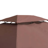 immagine-7-easycomfort-easycomfort-copertura-per-gazebo-da-giardino-tetto-sostitutivo-anti-uv-impermeabile-in-poliestere-3x4m-marrone-ean-8054111843775