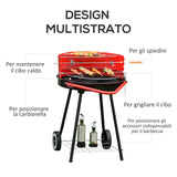 immagine-7-easycomfort-easycomfort-grill-bbq-barbecue-a-carbonella-doppia-griglia-regolabile-con-ruote-acciaio-51x70x75-5cm-nero-e-rosso-ean-8054111844222