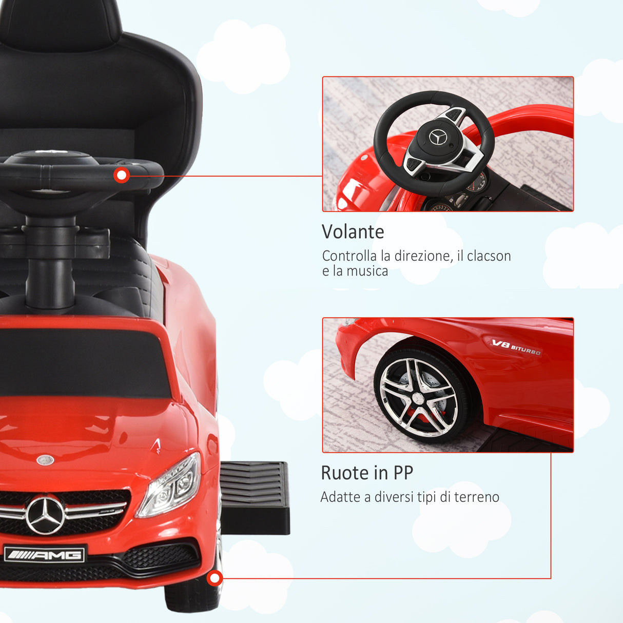 immagine-7-easycomfort-easycomfort-macchina-cavalcabile-per-bambini-12-36-mesi-con-maniglione-e-barre-di-sicurezza-rimovibili-licenza-mercedes-rossa