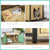 immagine-7-easycomfort-easycomfort-mobile-lettiera-per-gatti-con-2-ante-e-ingresso-laterale-82-3x51x54cm-color-legno-e-nero