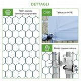 immagine-7-easycomfort-easycomfort-pollaio-da-giardino-con-telaio-zincato-copertura-impermeabile-e-rete-esagonale-3x2x2m-argento