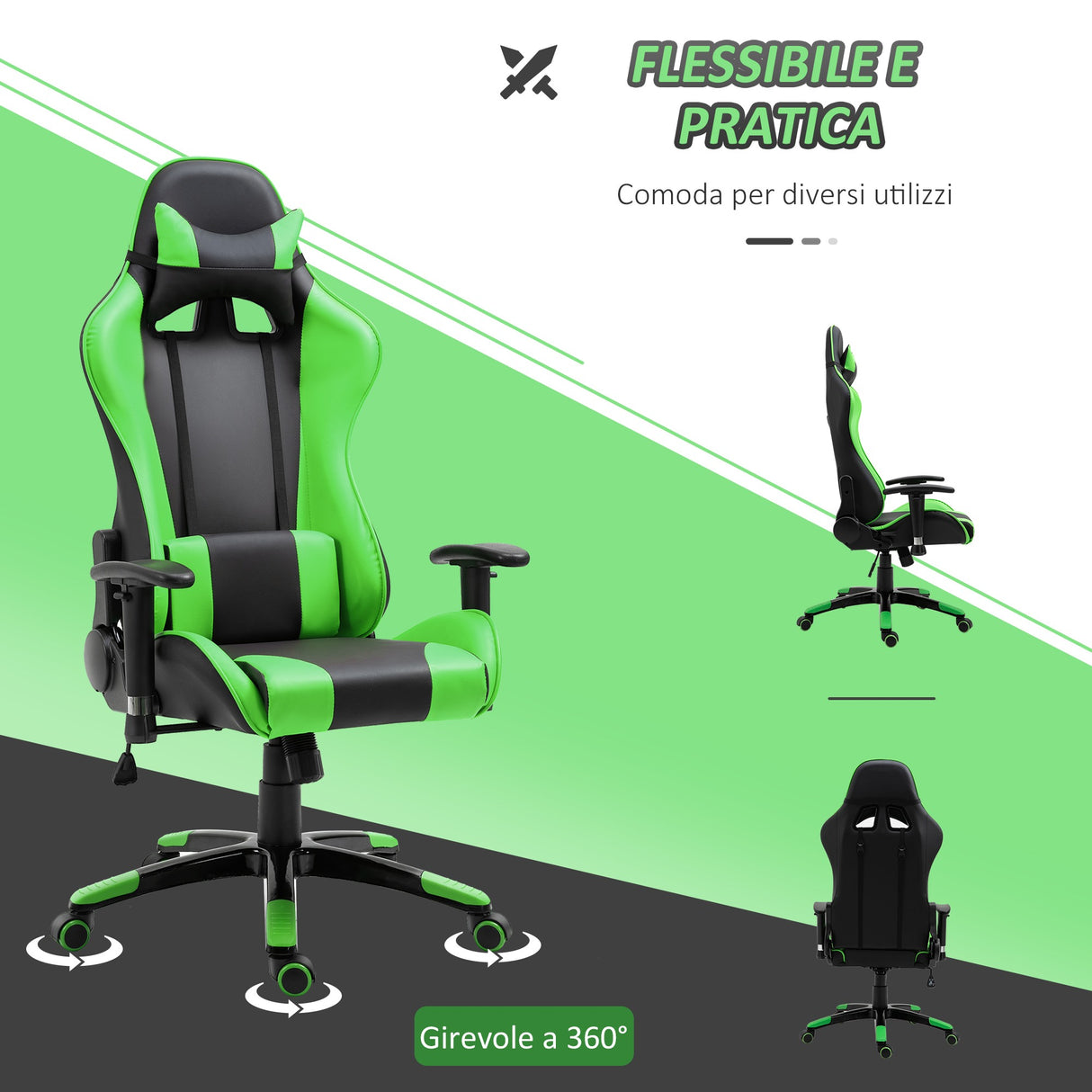 immagine-7-easycomfort-easycomfort-poltrona-da-ufficio-gaming-girevole-reclinabile-nero-e-verde-ecopelle-ean-8055776913452