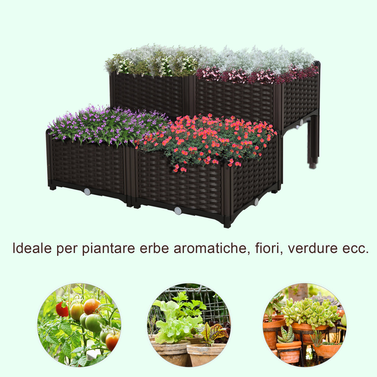 immagine-7-easycomfort-easycomfort-set-4-pezzi-fioriere-da-esterno-autoirriganti-rialzate-letto-da-giardino-rialzato-per-fiori-effetto-rattan-in-pp-marrone-ean-8054144131160