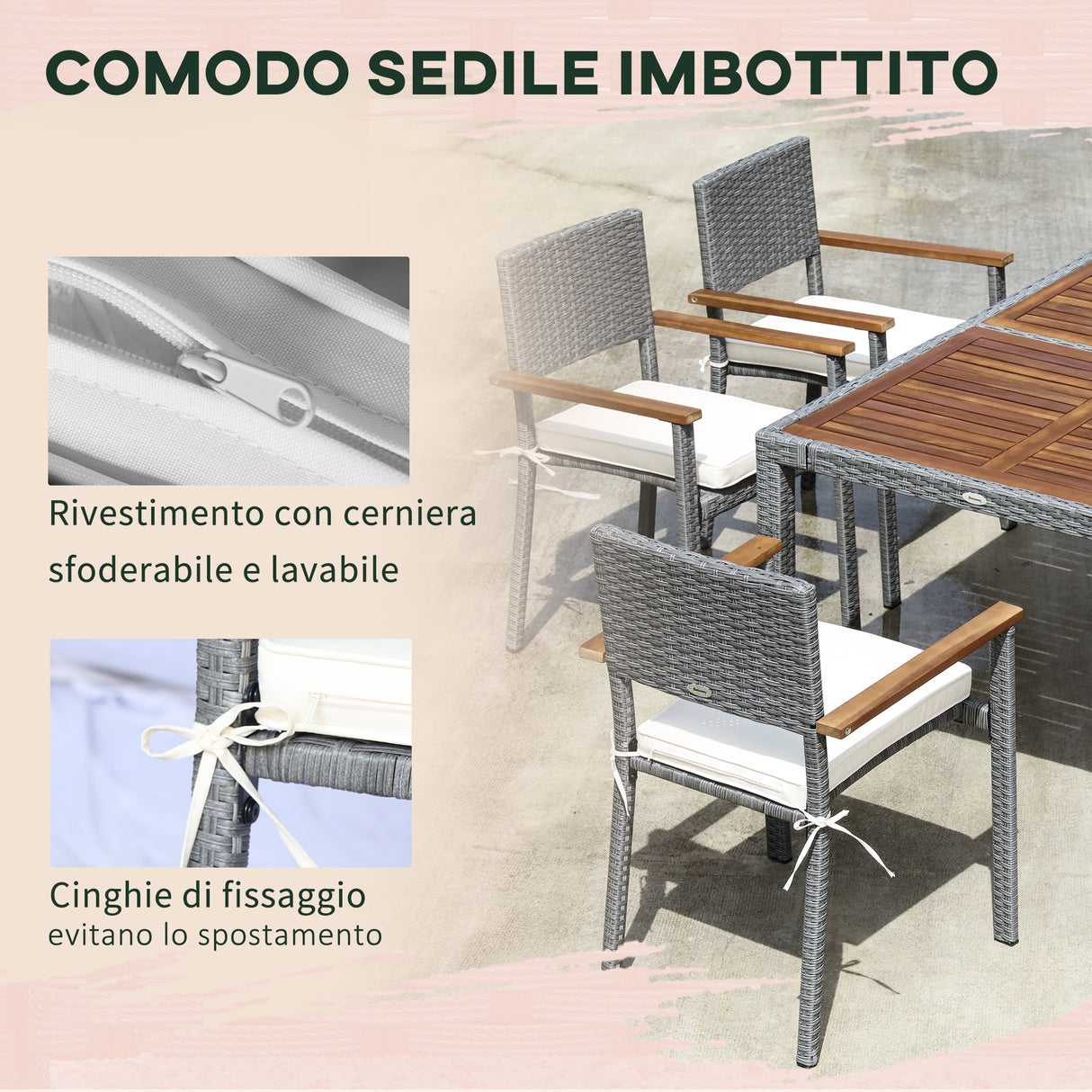 immagine-7-easycomfort-easycomfort-set-da-giardino-7-pezzi-tavolo-in-acciaio-e-6-sedie-in-legno-e-rattan-con-cuscini-grigio