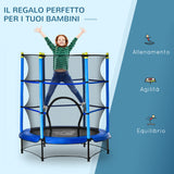 immagine-7-easycomfort-easycomfort-tappeto-elastico-per-bambini-3-6-anni-con-rete-bordo-imbottito-e-corde-elastiche-trampolino-da-giardino-140x160cm-blu-e-nero