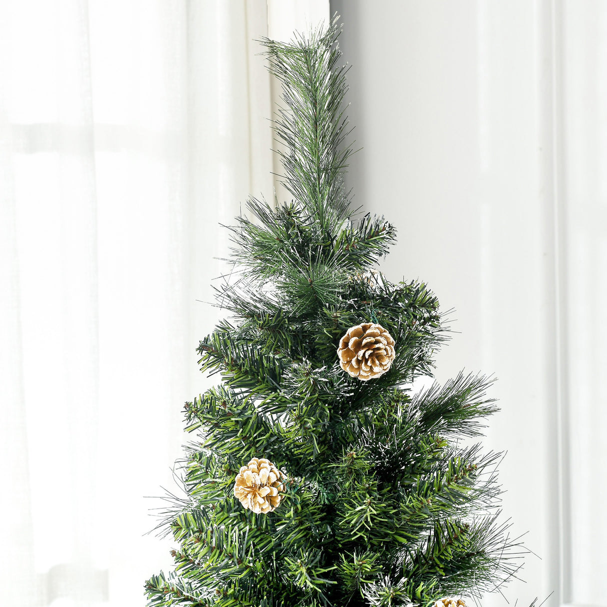 immagine-8-easycomfort-easycomfort-albero-di-natale-artificiale-da-180cm-con-pigne-618-rami-e-base-in-metallo-verde