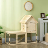 immagine-8-easycomfort-easycomfort-conigliera-per-interno-in-legno-dabete-con-vassoio-estraibile-3-porte-e-area-esterna-151-5x106x97-cm