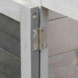 immagine-8-easycomfort-easycomfort-conigliera-rialzata-in-legno-da-esterni-con-tettuccio-apribile-e-vassoio-per-roditori-86x45x70cm