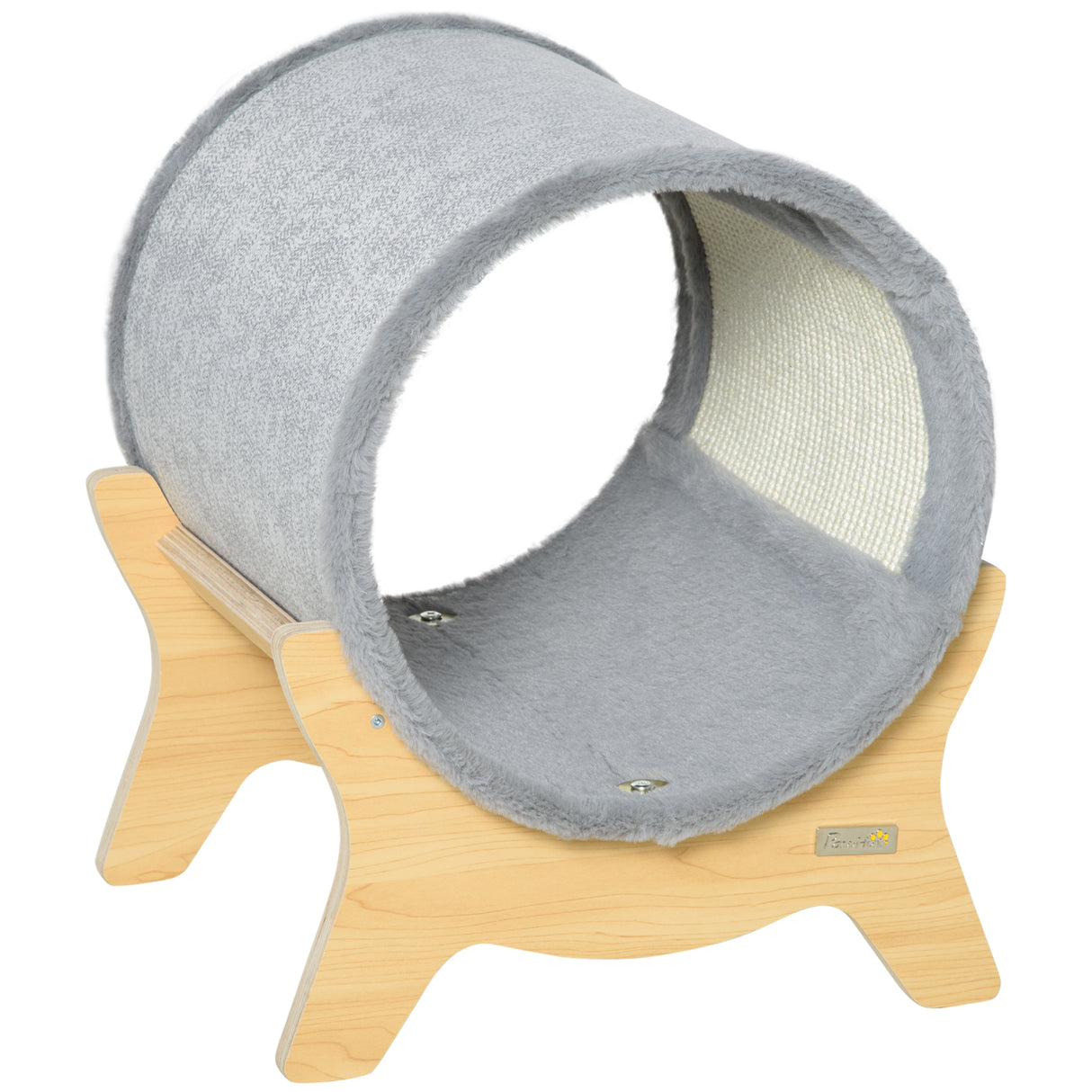 immagine-8-easycomfort-easycomfort-cuccia-per-gatti-con-tiragraffi-e-cuscino-imbottito-casetta-per-gatti-a-tunnel-41x40x47cm-grigio