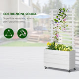 immagine-8-easycomfort-easycomfort-fioriera-rialzata-verticale-da-esterni-con-4-ruote-e-traliccio-per-viti-in-legno-76x30x155cm-bianca