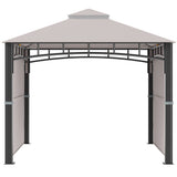 immagine-8-easycomfort-easycomfort-gazebo-da-giardino-3x3-m-con-tenda-parasole-laterale-altezza-288-cm-cachi