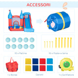 immagine-9-easycomfort-easycomfort-castello-gonfiabile-per-bambini-con-scivolo-trampolino-piscina-e-parete-da-arrampicata-333x280x210cm