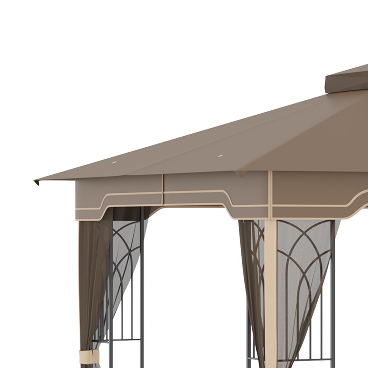 immagine-9-easycomfort-easycomfort-gazebo-da-giardino-con-zanzariera-doppio-tetto-e-struttura-metallo-3-7x3m-marrone-e-beige