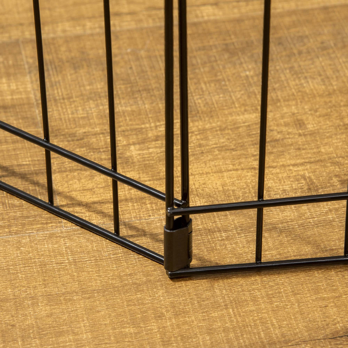 immagine-9-easycomfort-easycomfort-recinto-per-cani-gatti-cuccioli-roditori-recinzione-rete-gabbia-8-pezzi-76-x-61cm-nero-ean-8054111843324